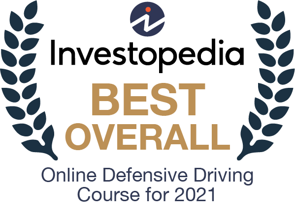 Investopedia-best-overall-online-defensive-driving-course-badge-2 Drivesafe Online was Investopedia's pick for best online defensive driving course.