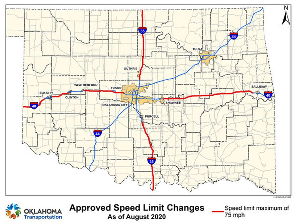 speed limit changes in oklahoma